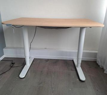Ikea Bekant zit sta elektrisch bureau 120x80 - afbeelding 2