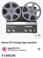 Revox A77 Vintage Bandrecorder, Ophalen of Verzenden, Bandrecorder, Met banden