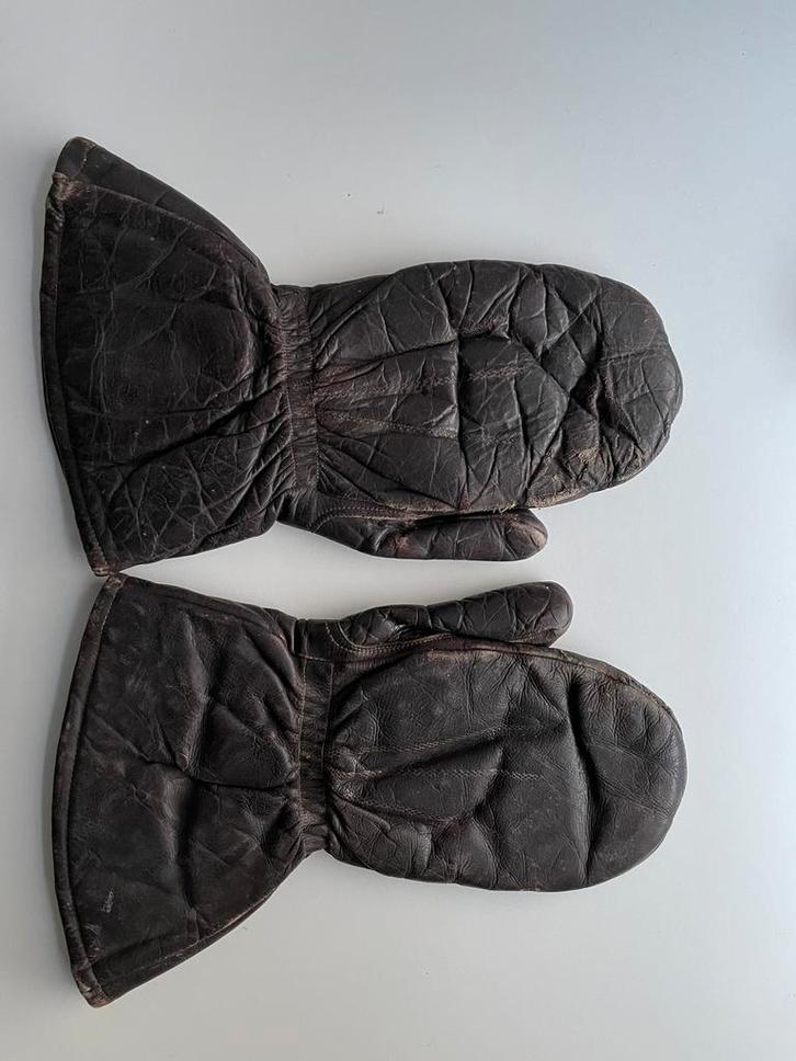 Gevoerde leren (Solex) handschoenen., Motoren, Kleding | Motorkleding, Handschoenen, Dames, Heren, Tweedehands, Ophalen of Verzenden