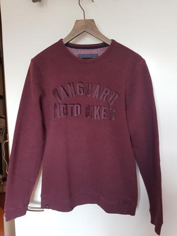 Vanguard sweater maat S bordeaux rood 