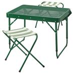 Camping set - table and stools, Ophalen, Zo goed als nieuw