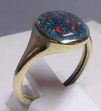 Gouden ring met Australische Opaal (7) - nieuw, Sieraden, Tassen en Uiterlijk, Ringen, 19 tot 20, Nieuw, Dame of Heer, Met edelsteen