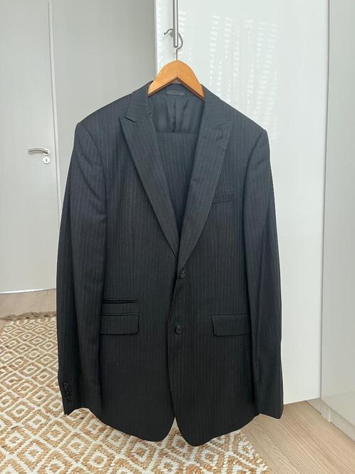 Zwart pak met lichte strepen WE, Kleding | Heren, Kostuums en Colberts, Nieuw, Maat 52/54 (L), Zwart, Ophalen of Verzenden