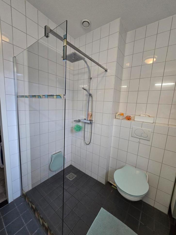 Douche-wand Totale afm.98x200 cm, Muurprofiel & stabil.stang, Huis en Inrichting, Badkamer | Badkamermeubels, Gebruikt, Overige typen