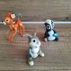 Walt Disney Bambi, konijn Stampertje en stinkdier Bloempje, Ophalen of Verzenden, Bambi of Dumbo, Gebruikt, Beeldje of Figuurtje
