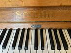 piano met kruk, Muziek en Instrumenten, Piano's, Ophalen, Gebruikt, Bruin, Piano