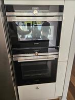 Set Siemens Combi Magnetron en Oven - Topstaat!, Witgoed en Apparatuur, Ovens, Zo goed als nieuw, Oven met grill, Inbouw, Draaiplateau
