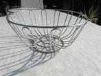 Fruitschaal draadmetaal rvs, Overige materialen, Schaal, Rond, Ophalen of Verzenden