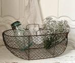 Brocante oude Franse plukmand met handvaten, Antiek en Kunst, Curiosa en Brocante, Ophalen of Verzenden