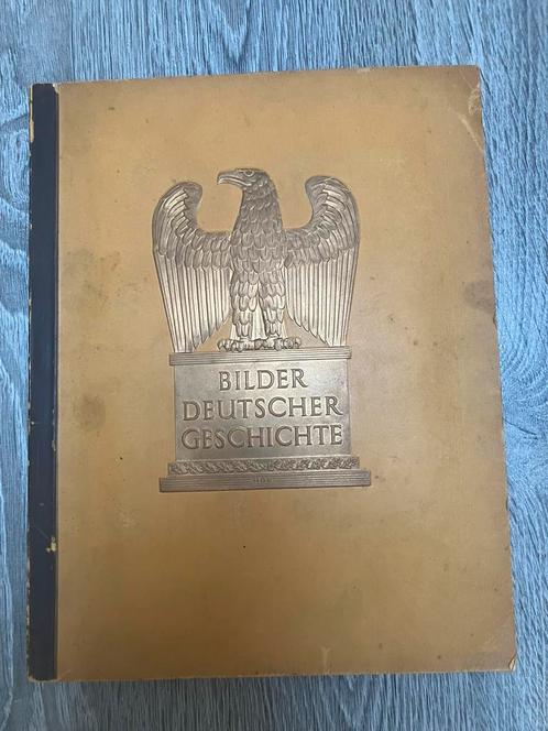 Duits zigarettenbilder boek 1936 duitse geschiedenis, Verzamelen, Militaria | Tweede Wereldoorlog, Ophalen of Verzenden