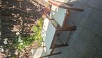 Twee stoelen en een tafel., Tuin en Terras, Ophalen of Verzenden, Zo goed als nieuw