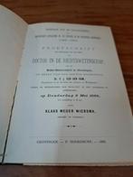 Groningana Universiteit proefschrift dissertatie, Boeken, Geschiedenis | Stad en Regio, Ophalen of Verzenden, 20e eeuw of later