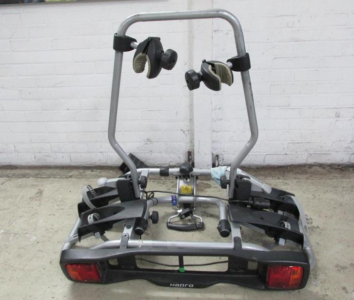 Hapro Atlas 2 fietsendrager voor 2 fietsen, Auto diversen, Fietsendragers, Zo goed als nieuw, Trekhaakdrager, 2 fietsen, Brede banden