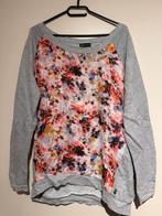 Didi grijze sweater met bloemprint maat M, Kleding | Dames, Maat 38/40 (M), Verzenden, Didi, Zo goed als nieuw