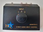 HQ Aswitch-3 audio input control tulp stereo schakelaar, Audio, Ophalen of Verzenden, Zo goed als nieuw