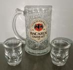 Bacardi Glazen Set - Bierpul en Shotglaasjes, Verzamelen, Glas en Borrelglaasjes, Ophalen of Verzenden, Zo goed als nieuw, Borrel- of Shotglas