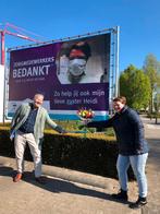 Spandoekframe / Reclameframe voor buiten – compleet & stevig, Ophalen of Verzenden, Zo goed als nieuw, Reclamebord