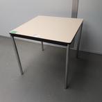 Zeer degelijke Assenburg tafel - ahorn blad - 80x80 cm, Huis en Inrichting, Tafels | Bijzettafels, Overige materialen, 60 cm of meer