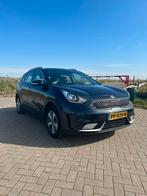 Kia Niro 1.6 GDi Hybrid 141pk Dct6 2017 Blauw, 74 €/maand, Blauw, Leder en Stof, Origineel Nederlands