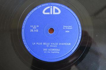 Duo Accordeola Circus Renz 78 toeren jukebox 78rpm wurlitzer beschikbaar voor biedingen