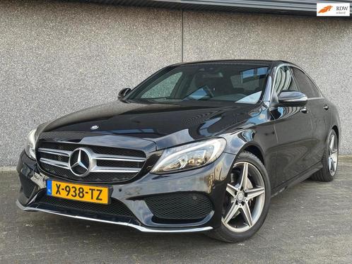 Mercedes-Benz C-klasse 180 AMG-line Leder Afn trekhaak, Auto's, Mercedes-Benz, Bedrijf, Te koop, C-Klasse, ABS, Airbags, Airconditioning