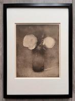 Jan Mankes 1889-1920 / Heliogravure Pioenrozen in Vaas 1923, Ophalen of Verzenden