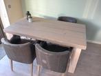 Eettafel steigerhout, Huis en Inrichting, Tafels | Eettafels, Ophalen, Gebruikt, 50 tot 100 cm, Steigerhout