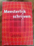 Jacob Eikelboom - Meesterlijk schrijven, Boeken, Ophalen of Verzenden, Zo goed als nieuw, Jacob Eikelboom; Monique de Graaf