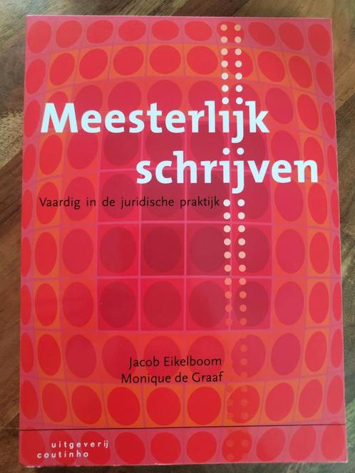 Jacob Eikelboom - Meesterlijk schrijven, Boeken, Wetenschap, Zo goed als nieuw, Ophalen of Verzenden