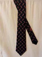 Hermès stropdas 100% zijde, Ophalen of Verzenden, Zo goed als nieuw, Zwart, Met patroon