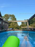 Zwembad Bestway 427x250x100 met W’eau warmtepomp compleet, Ophalen, 200 tot 300 cm, 80 tot 120 cm, Zo goed als nieuw