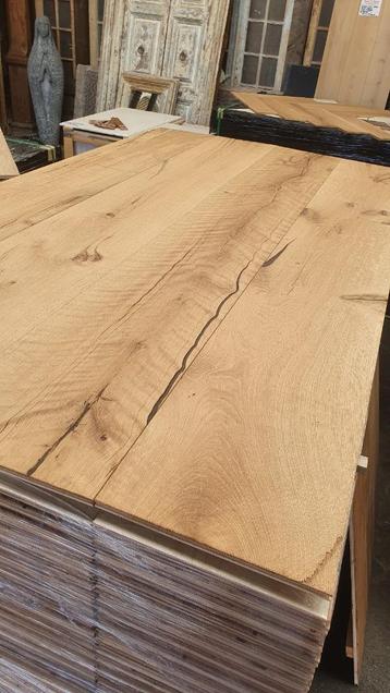 VEROUDERDE EIKEN VLOER XXXL 30 CM BREED!! KANT & KLAAR beschikbaar voor biedingen