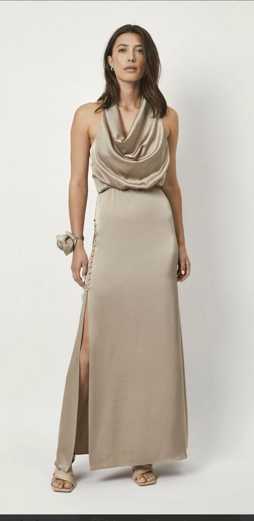 Dante 6 satijnen maxi-jurk Marryme pink champagne, Kleding | Dames, Gelegenheidskleding, Nieuw, Galajurk, Maat 34 (XS) of kleiner