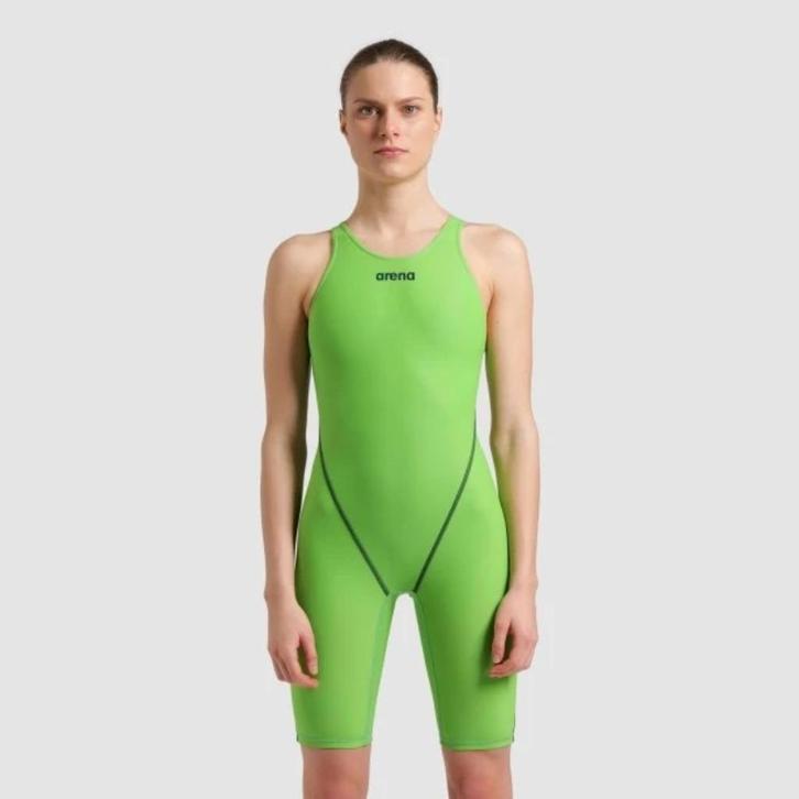 Nieuwe Arena Powerskin ST Next Kneesuit Open Back Green Navy, Kleding | Dames, Badmode en Zwemkleding, Nieuw, Badpak, Groen, Ophalen of Verzenden