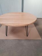 Ronde eiken salontafel, Ophalen