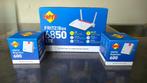 Simkaart 6850 LTE Fritz mesh modem router  + 2 repeaters, Verzenden, Zo goed als nieuw
