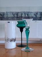 Monica Bäckström Kosta Boda handgeblazen kandelaar BellaBoda, Antiek en Kunst, Ophalen of Verzenden