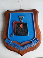 Schildje 43 BVE Huzaren v Boreel, Ophalen of Verzenden, Landmacht, Nederland, Embleem of Badge