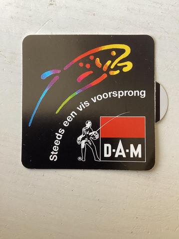 Sticker DAM hengelsport beschikbaar voor biedingen