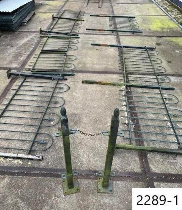2289. Sierpoort / Sierhekwerk / Sierhek / Hekwerk/ Balkonhek, Tuin en Terras, Tuinhekken en Hekwerk, Gebruikt, IJzer, Ophalen