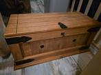 Houten kist, Huis en Inrichting, Woonaccessoires | Kisten, Ophalen, Minder dan 50 cm, 50 tot 100 cm, Zo goed als nieuw