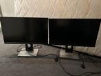 2x Dell P2418D 24 inch QHD Monitoren, Computers en Software, Monitoren, Gebruikt, IPS, In hoogte verstelbaar, Ophalen of Verzenden