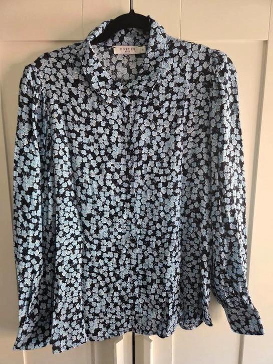 COSTES BLOUSE...maat xl...ZGAN...diverse blauw tintjes!, Kleding | Dames, Blouses en Tunieken, Zo goed als nieuw, Maat 46/48 (XL) of groter