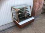 Vintage bakkersvitrine jaren .50/60, Ophalen, Gebruikt, Glas, Vintage