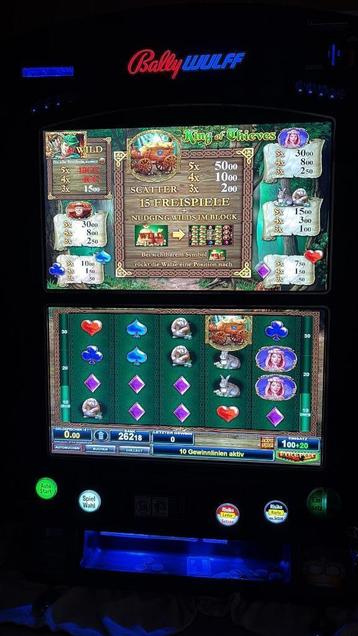Bally Wulff Wide Wall Casino Gokautomaat Met 219 Spellen ! beschikbaar voor biedingen