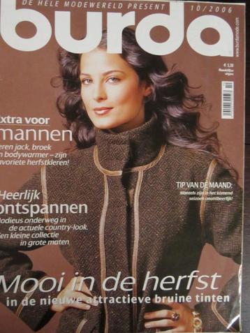 Burda oktober 2006 mode voor mannen beschikbaar voor biedingen