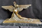 Bronzen Leda en Zwaan, A. Gennarelli" groot zuiver brons, Ophalen of Verzenden