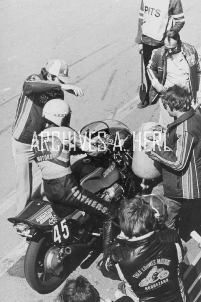 Moto Guzzi Jan Kampen V7 Sport  WK Endurance Assen  1980, Verzamelen, Foto's en Prenten, Nieuw, Foto, Overige onderwerpen, 1960 tot 1980