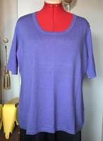 Mayerline zacht paars trui met korte mouwen maat 3L (ca.48), Mayerline, Paars, Maat 46/48 (XL) of groter, Ophalen of Verzenden