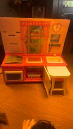 Barbie keuken, Verzamelen, Poppenhuizen en Toebehoren, Ophalen of Verzenden, Gebruikt, Poppenhuis